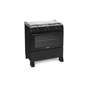 Fogão de Piso Itatiaia Star New 5 Bocas Preto Bivolt (3700000361)