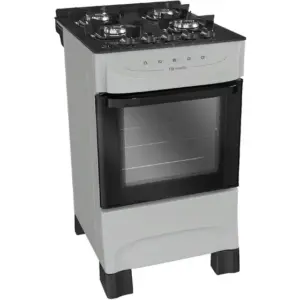 Fogão de Piso Mueller 4 Bocas Automático com Mesa de Vidro e Forno Total Clean (MFV4BB)