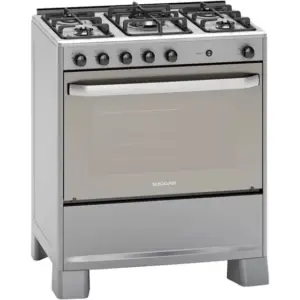 Fogão de Piso Suggar 5 Bocas Prata com Mesa de Inox Bivolt (FGISL510PRIX)