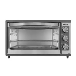 Forno Elétrico de Bancada Philco 50L com Dourador Preto 110V 106101003 Forno Elétrico de Bancada Philco 50L com Dourador Preto 110V 106101003