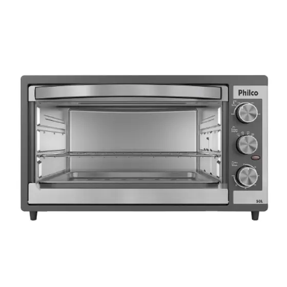 Forno Elétrico de Bancada Philco 50L com Dourador Preto 110V 106101003