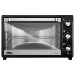 Forno Elétrico de Bancada EOS Cheff Gourmet 60L com Grill Preto 220V B194862 Forno Elétrico de Bancada EOS Cheff Gourmet 60L com Grill Preto 220V B194862