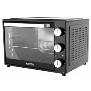 Forno Elétrico de Bancada Best 44L Preto 220V Sem Espeto Forno Elétrico de Bancada Best 44L Preto 220V Sem Espeto