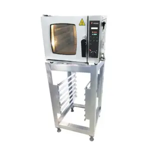 Forno Elétrico Combinado Venâncio Don Bidone 3 GN com Cavalete Monofásico 220V FCDB3E-CFC03 Forno Elétrico Combinado Venâncio Don Bidone 3 GN com Cavalete Monofásico 220V FCDB3E-CFC03