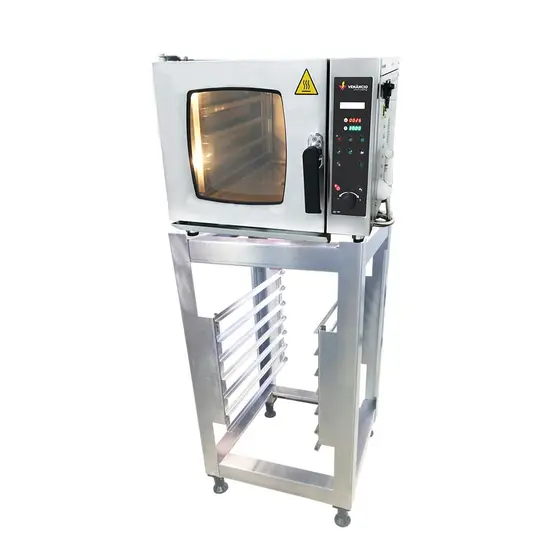 Forno Elétrico Combinado Venâncio Don Bidone 3 GN com Cavalete Monofásico 220V FCDB3E-CFC03