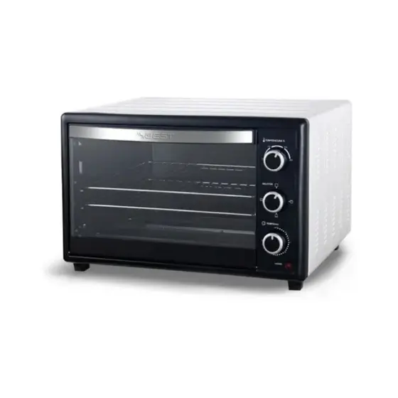 Forno Elétrico de Bancada Best 66L Preto/Branco 110V