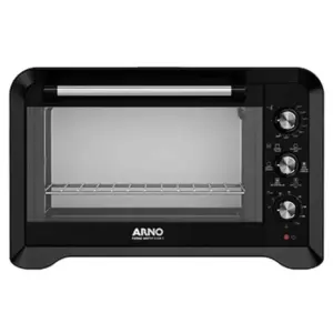 Forno Elétrico de Bancada Arno 5 em 1 20L com Airfry Preto Forno Elétrico de Bancada Arno 5 em 1 20L com Airfry Preto