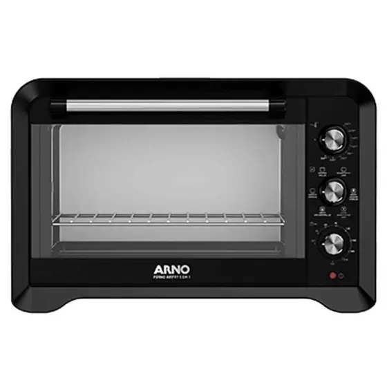Forno Elétrico de Bancada Arno 5 em 1 20L com Airfry Preto