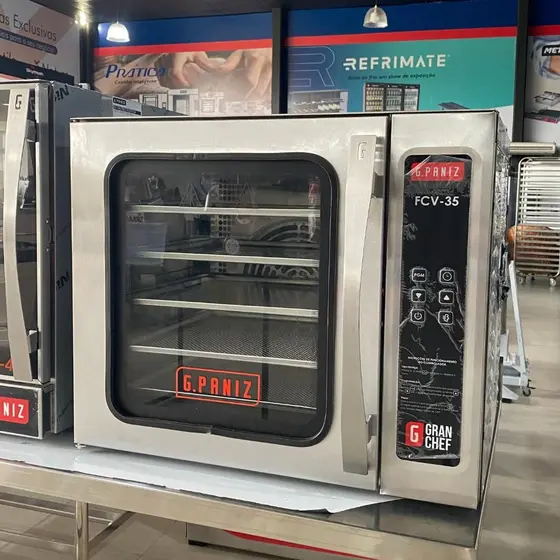 Forno Elétrico de Convecção Gpaniz para 5 Assadeiras com Vapor Digital