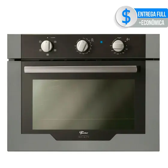 Forno Elétrico de Embutir Fischer Infinity 50L Inox 15740