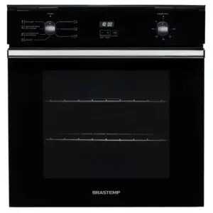 Forno Elétrico de Embutir Brastemp 84L Preto 220V Forno Elétrico de Embutir Brastemp 84L Preto 220V