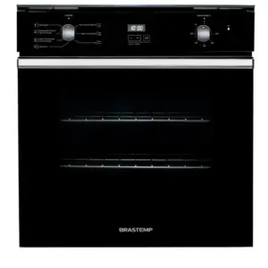 Forno Elétrico de Embutir Brastemp 84L com Convecção e Timer Touch Preto BOC84AE Forno Elétrico de Embutir Brastemp 84L com Convecção e Timer Touch Preto BOC84AE
