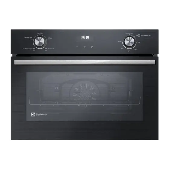 Forno Elétrico de Embutir Electrolux Efficient 50L com Convecção PerfectCook 360 Preto 220V