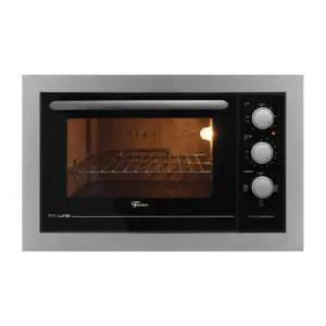 Forno Elétrico de Embutir Fischer Fit Line 48L com Timer e 3 Funções Inox 127V Forno Elétrico de Embutir Fischer Fit Line 48L com Timer e 3 Funções Inox 127V
