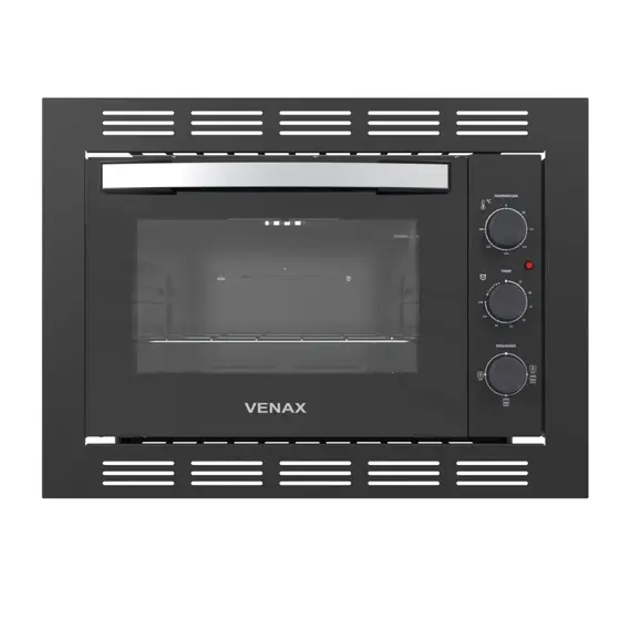 Forno Elétrico de Embutir Venax Grand Gourmet 45L Preto 220V