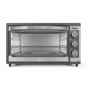 Forno Elétrico de Bancada Philco 50L Grande com Timer e 2 Resistências 220V Forno Elétrico de Bancada Philco 50L Grande com Timer e 2 Resistências 220V