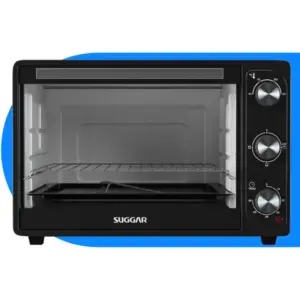 Forno Elétrico de Bancada Suggar 50L com Função Grill Preto 127V 1600W Forno Elétrico de Bancada Suggar 50L com Função Grill Preto 127V 1600W
