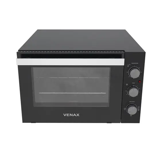 Forno Elétrico de Bancada Venax Grand Gourmet 45L Preto 220V