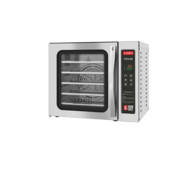 Forno Elétrico Convector G.Paniz GranChef com Vapor 5 Assadeiras Inox Monofásico 220V FCV35