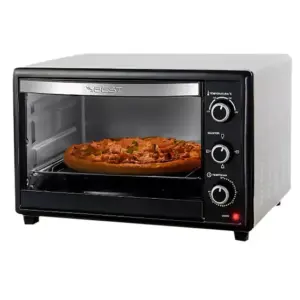 Forno Elétrico de Bancada Best 50L com Bandeja Coletora e Grelha Forno Elétrico de Bancada Best 50L com Bandeja Coletora e Grelha