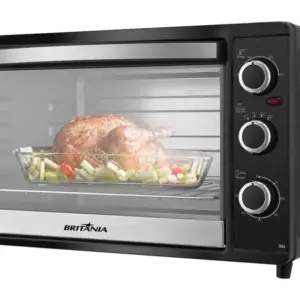 Forno Elétrico de Bancada Britânia 36L Preto BFE41P Forno Elétrico de Bancada Britânia 36L Preto BFE41P