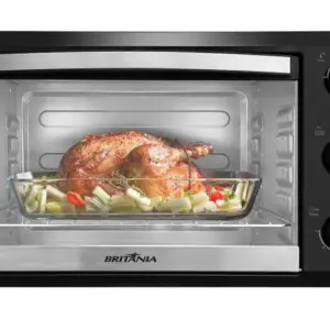 Forno Elétrico de Bancada Britânia 44L com Timer Preto BFE44P Forno Elétrico de Bancada Britânia 44L com Timer Preto BFE44P