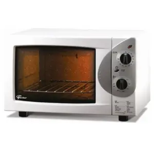 Forno Elétrico de Bancada Fischer 44L com Grill Branco 1323 Forno Elétrico de Bancada Fischer 44L com Grill Branco 1323