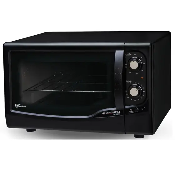Forno Elétrico de Bancada Fischer Gourmet 44L com Grill Preto 220V