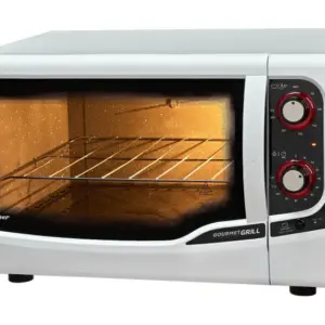 Forno Elétrico de Bancada Fischer Gourmet Grill 44L com Dourador e Timer Branco Forno Elétrico de Bancada Fischer Gourmet Grill 44L com Dourador e Timer Branco