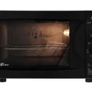 Forno Elétrico de Bancada Fischer Grill 44L Preto Forno Elétrico de Bancada Fischer Grill 44L Preto