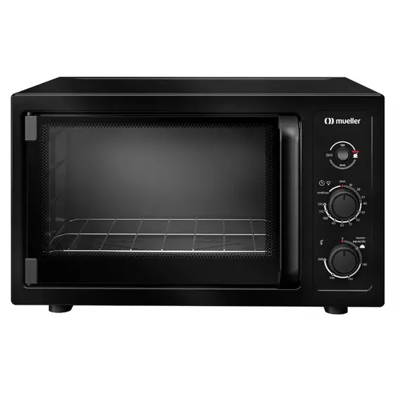 Forno Elétrico de Bancada Mueller 50L com Grill Preto MFB50B