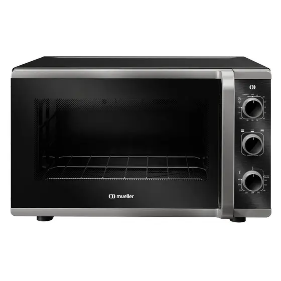 Forno Elétrico de Bancada Mueller 50L com 3 Modos de Assar Preto MFB50K