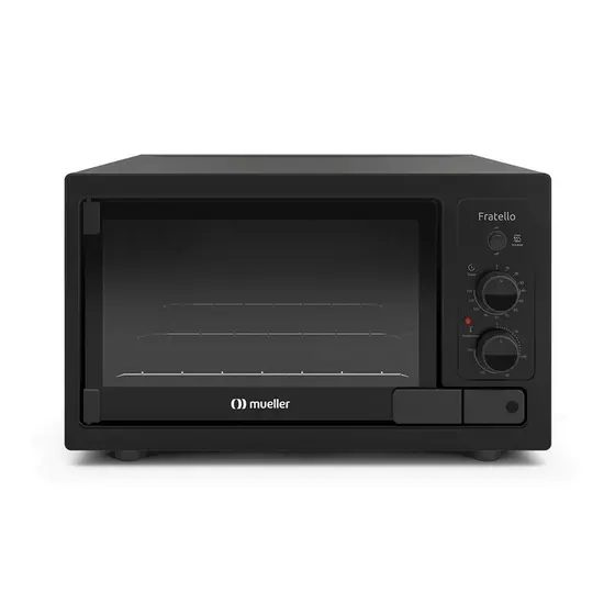 Forno Elétrico de Bancada Mueller Fratello 44L Preto Fosco 127V