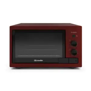 Forno Elétrico de Bancada Mueller Fratello 44L Vermelho 220V Forno Elétrico de Bancada Mueller Fratello 44L Vermelho 220V