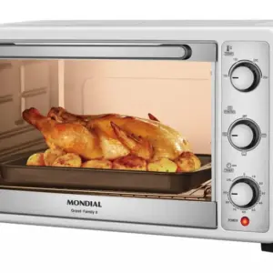 Forno Elétrico de Bancada Mondial Grand Family II 52L Multifuncional Branco FR-52-W Forno Elétrico de Bancada Mondial Grand Family II 52L Multifuncional Branco FR-52-W