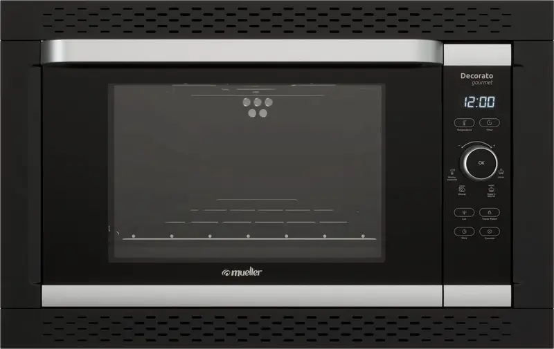 Forno Elétrico de Embutir Mueller Decorato Gourmet 44L Preto
