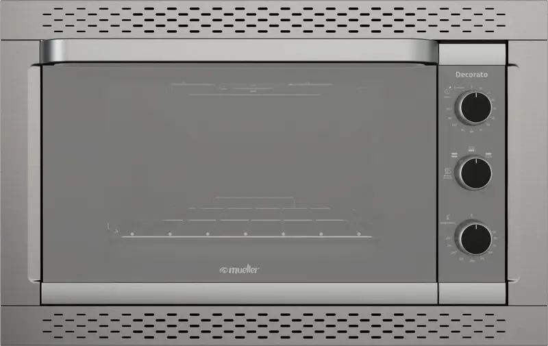 Forno Elétrico de Embutir Mueller Decorato 44L Inox