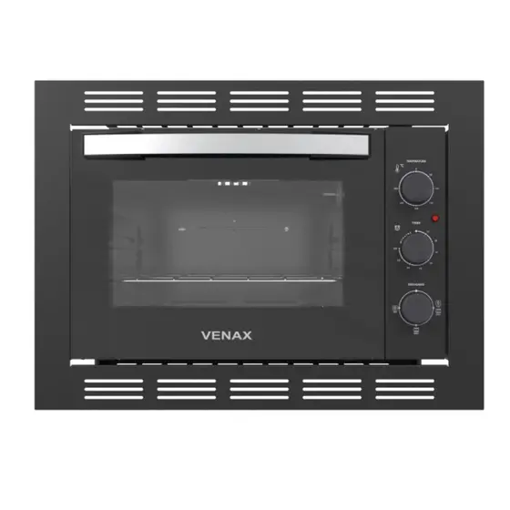 Forno Elétrico de Embutir Venax Grand Gourmet 45L Preto