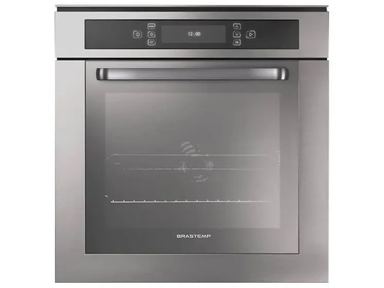 Forno Elétrico de Embutir Brastemp 67L com Ar Forçado e Painel Touch Inox BO260AR