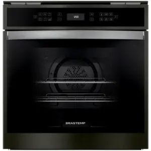 Forno Elétrico de Embutir Brastemp Eclipse Collection 84L com Convecção e Grill Black Inox BOT84AP Forno Elétrico de Embutir Brastemp Eclipse Collection 84L com Convecção e Grill Black Inox BOT84AP