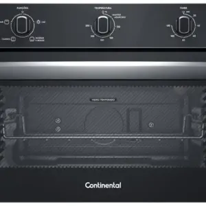 Forno Elétrico de Embutir Continental 50L Preto OC4EM Forno Elétrico de Embutir Continental 50L Preto OC4EM
