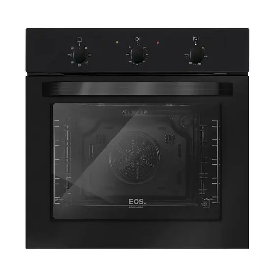 Forno Elétrico de Embutir EOS 65L com Convecção Porta de Vidro All Black 220V EFE651ECP