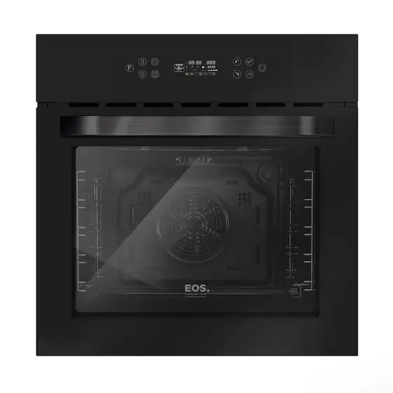Forno Elétrico de Embutir EOS 72L com Convecção Painel Digital e Porta de Vidro All Black 220V EFE72EPD