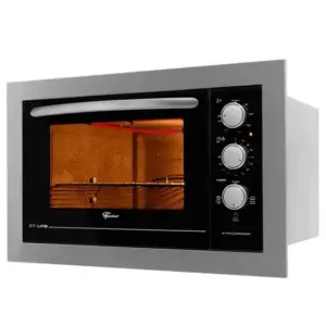 Forno Elétrico de Embutir Fischer Fit Line 48L Autolimpante Inox Forno Elétrico de Embutir Fischer Fit Line 48L Autolimpante Inox