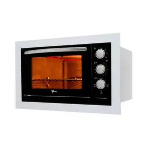 Forno Elétrico de Embutir Fischer Fit Line 48L Branco Forno Elétrico de Embutir Fischer Fit Line 48L Branco