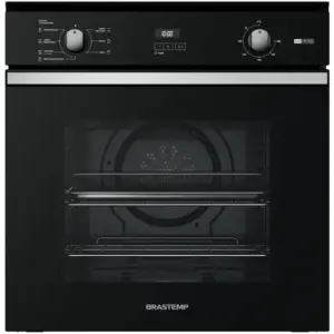 Forno Elétrico de Embutir Brastemp 84L com Função Air Fryer Preto BOF84AEBNA Forno Elétrico de Embutir Brastemp 84L com Função Air Fryer Preto BOF84AEBNA