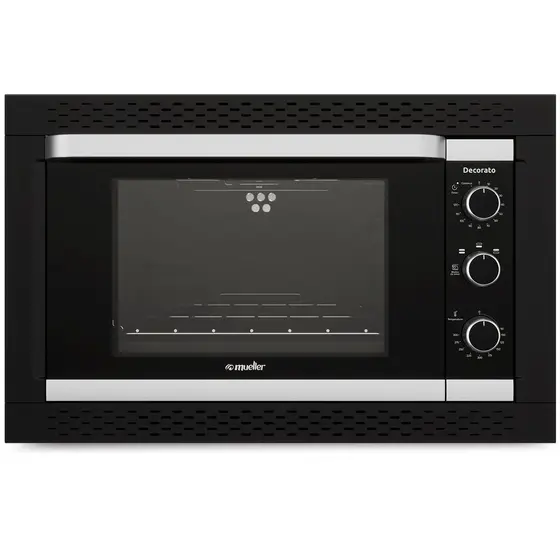 Forno Elétrico de Embutir Mueller Decorato 44L Preto