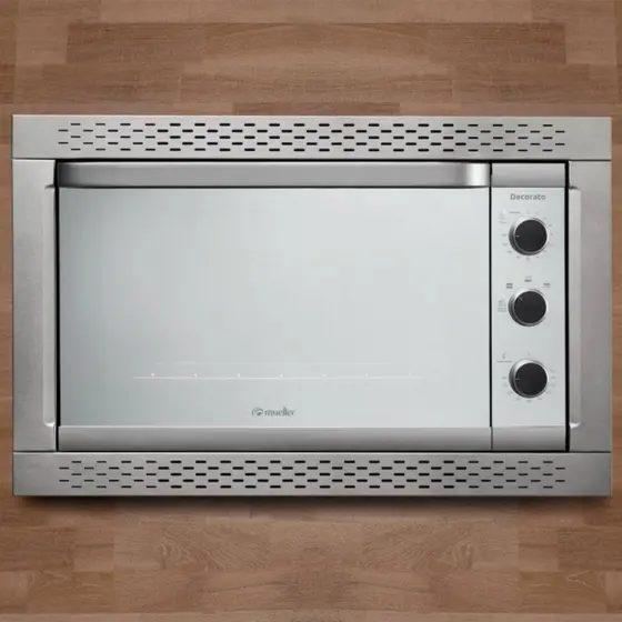 Forno Elétrico de Embutir Mueller Decorato 44L Inox