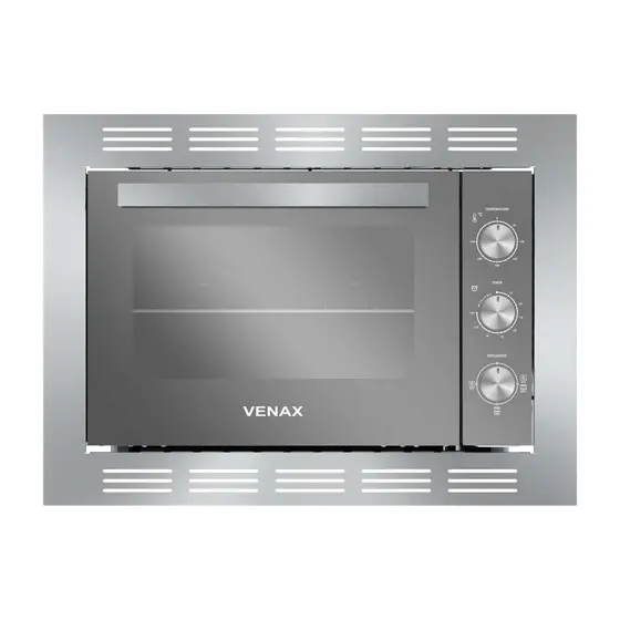 Forno Elétrico de Embutir Venax Grand Gourmet 45L Inox 127V