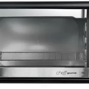 Forno Elétrico de Bancada Eos All Black 36L 1500W Preto 127V Forno Elétrico de Bancada Eos All Black 36L 1500W Preto 127V
